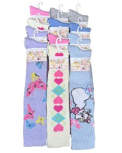 Little Girl's Long Socks 2-4